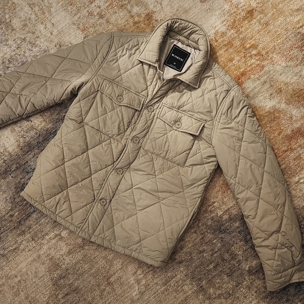Blank NYC Quilted Nylon Bomber Jacket